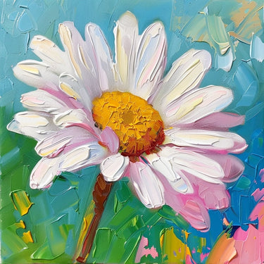 Acrylic Canvas of a Flower